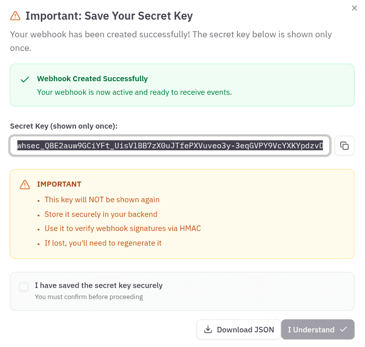 Save Your Secret Key